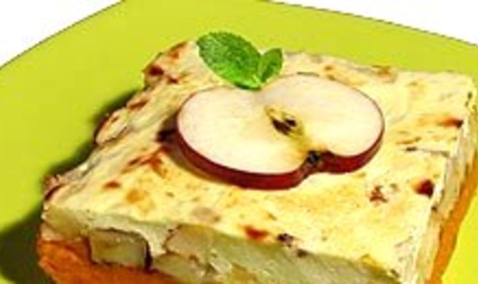 Запеканка из тыквы и яблок