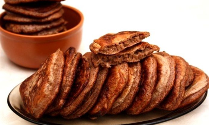 Оладьи шоколадные