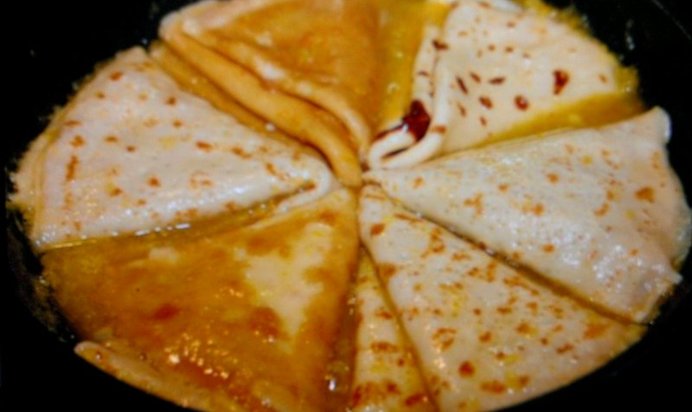 Апельсиновые блины (Креп сюзет)