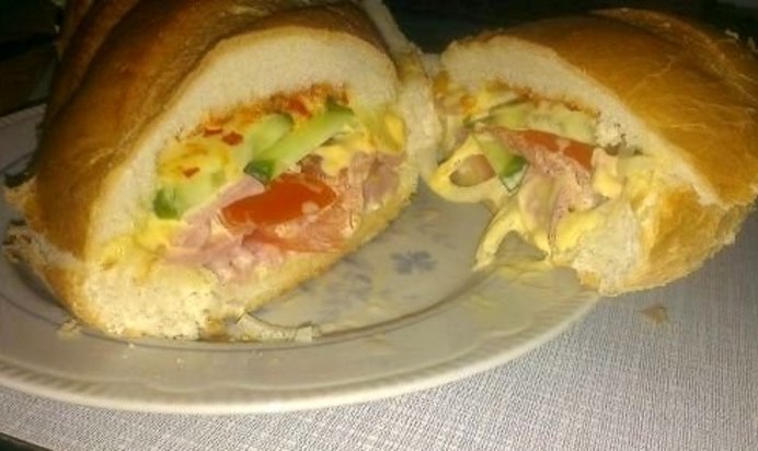 Мужской бутерброд