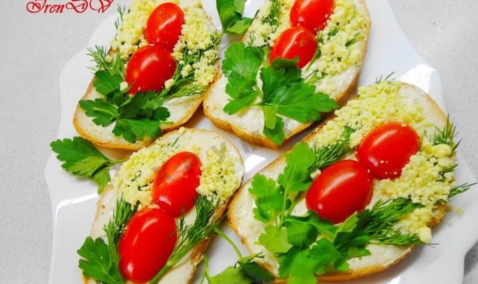 Бутерброды Восьмое марта