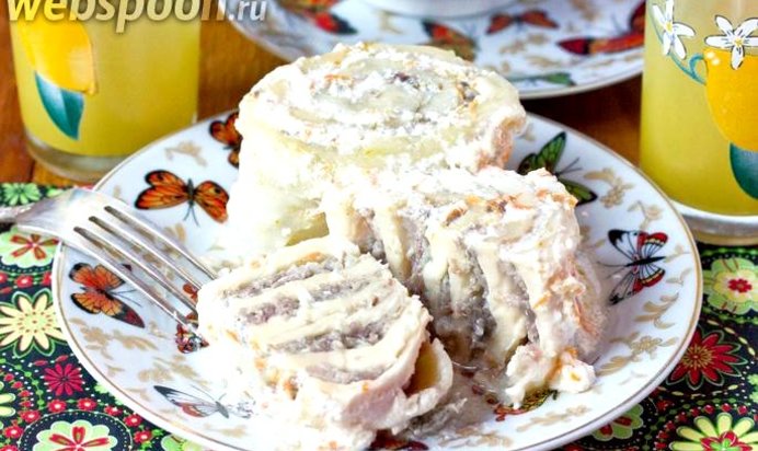 Запечённые рулеты «Пельменики»