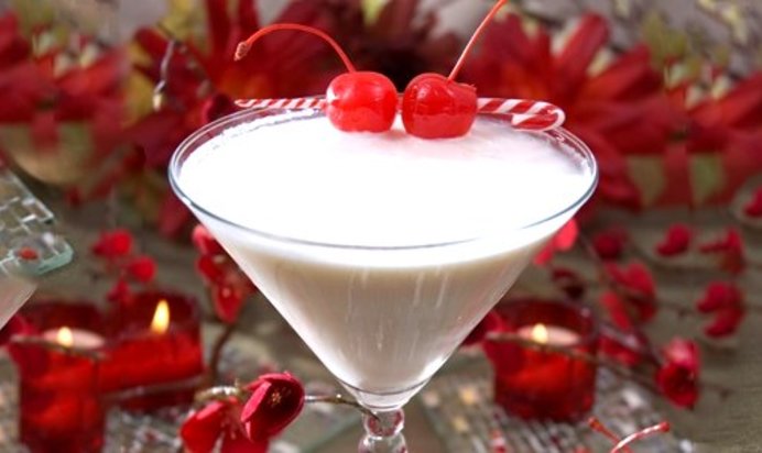 Коктейль с мартини на Новый год