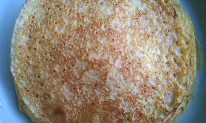 Блины из пшеничной и кукурузной муки