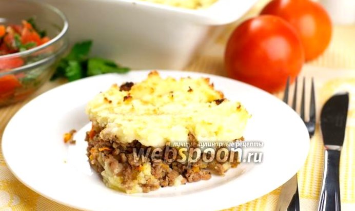 Картофельная запеканка с фаршем