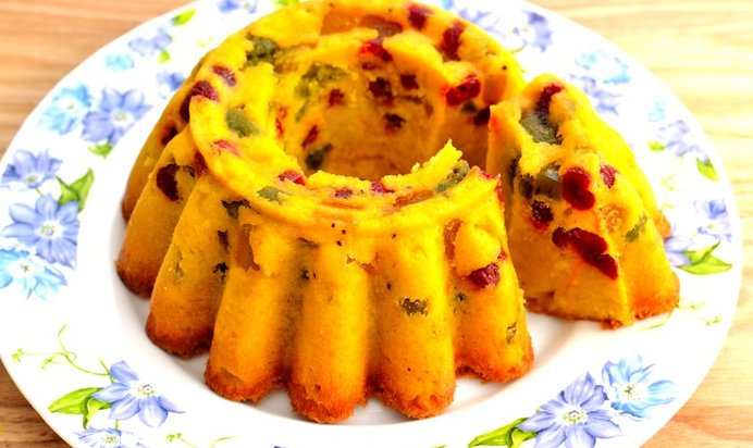 Кекс с сухофруктами