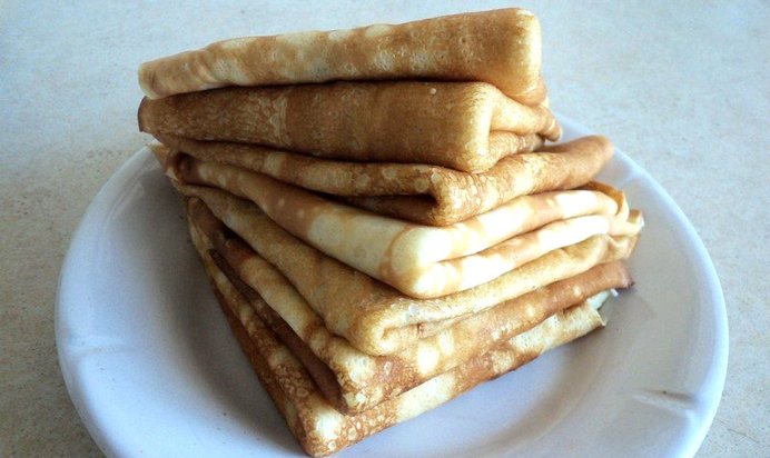 Блины на кефире