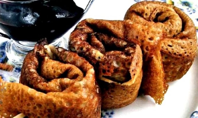 Блины гречневые на кефире