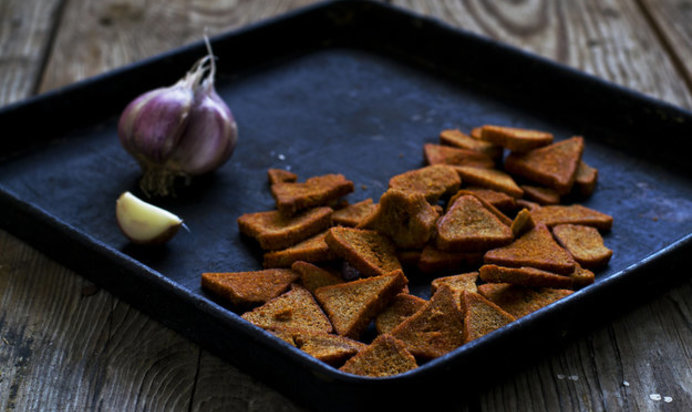 Ржаные гренки