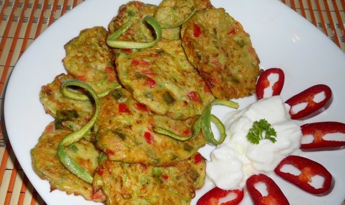 Оладьи из кабачков