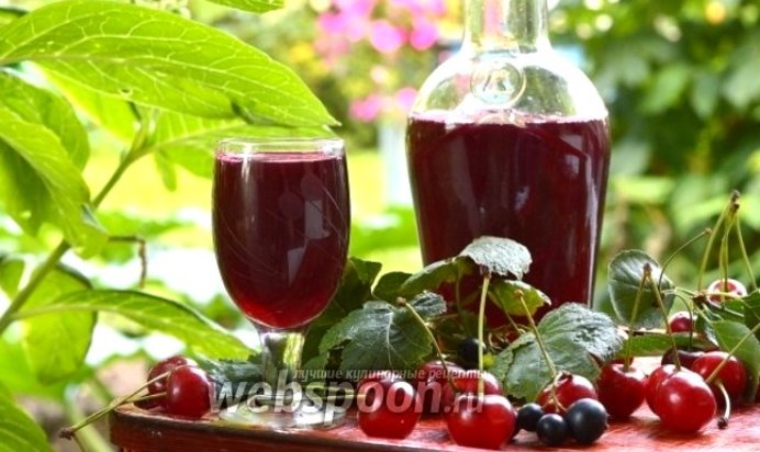 Вишнёво-смородиновый ликёр