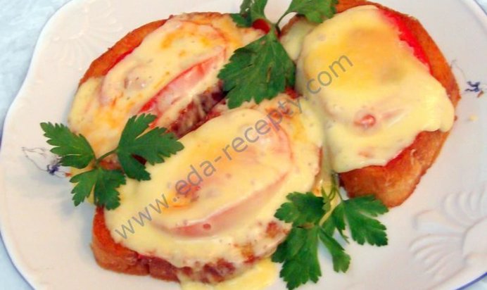 Бутерброды запеченные