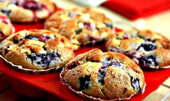 Ягодные маффины