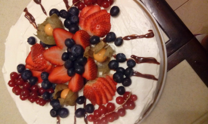 Творожный торт-суфле