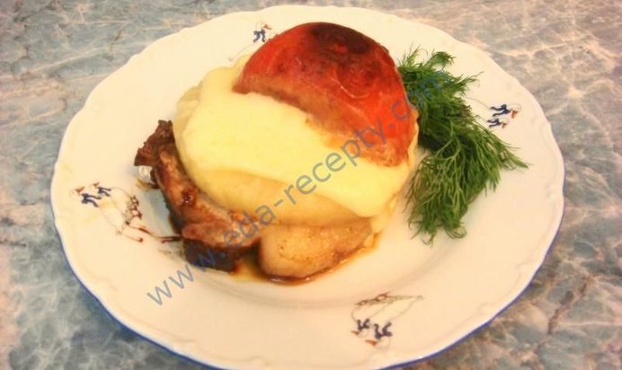 Свиной антрекот по-гавайски