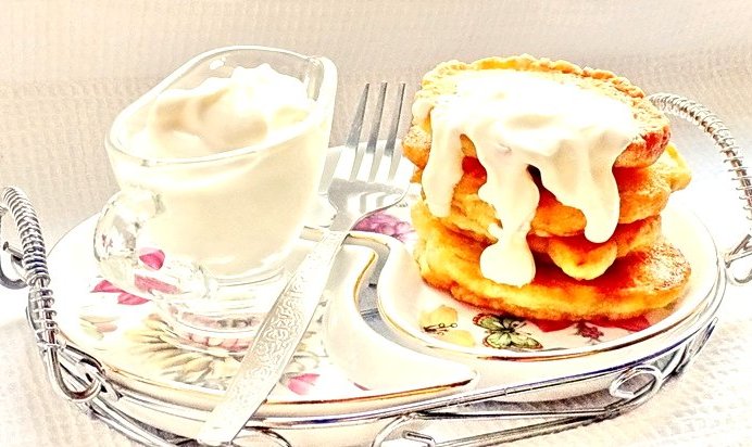 Блинчики из кабачков с зеленью