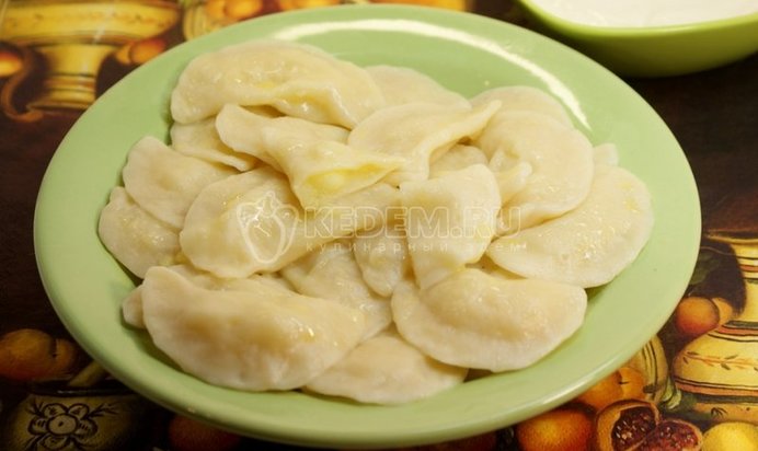 Вареники с нежным картофелем