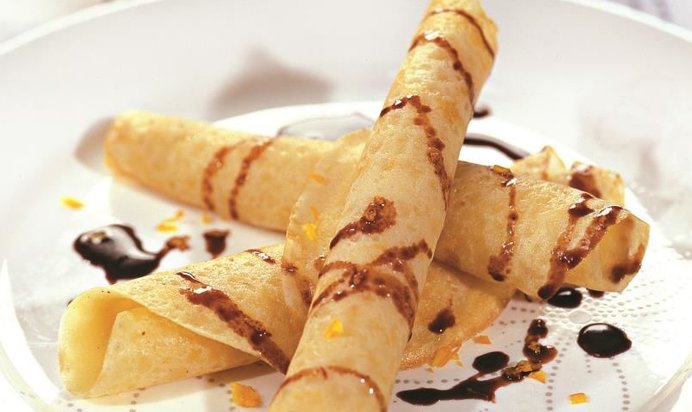 Блинчики с шоколадом