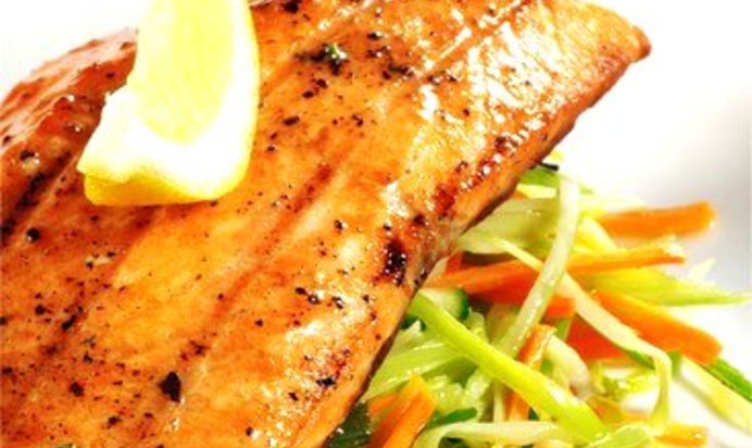 Лосось в кленовом сиропе и имбире