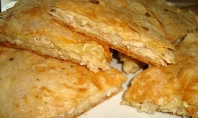 Лавашное блюдо запеканка