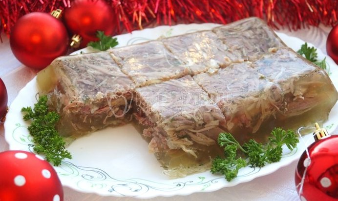 Холодец из свиной рульки