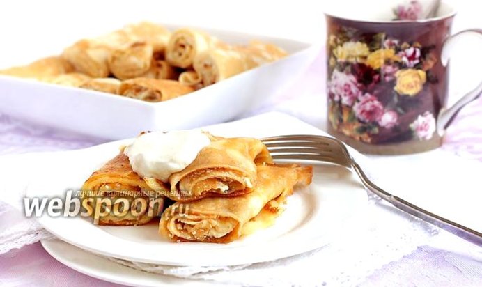 Блинчики с творогом