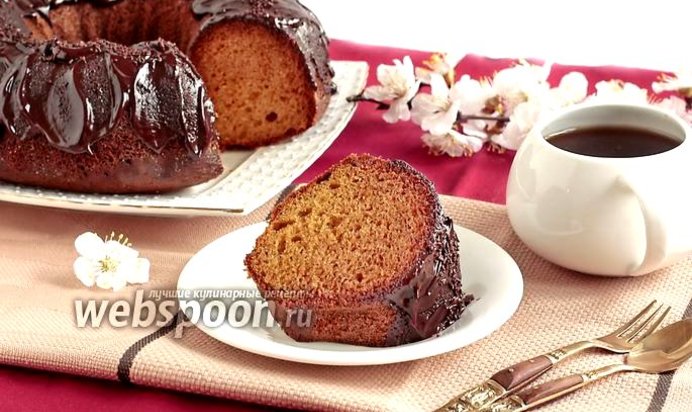 Кекс на варёной сгущёнке