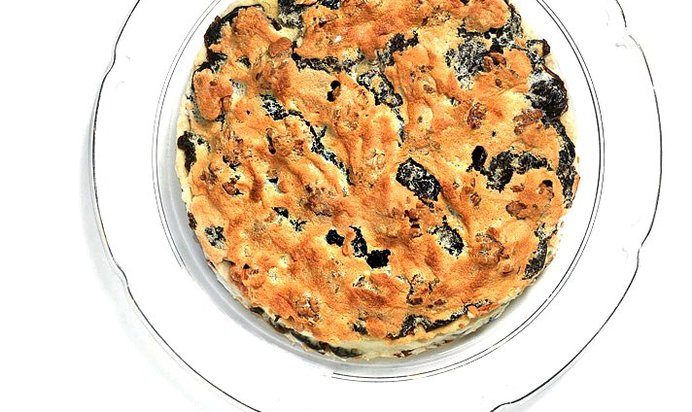 Творожный торт с черносливом