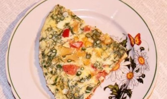 Омлет аля Испанская тортилья