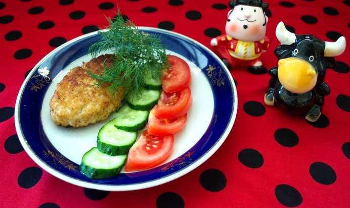 Куриные котлеты в блендере