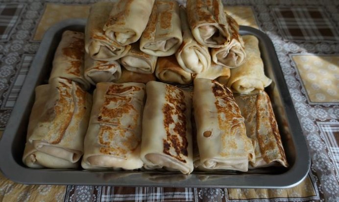 Блинчики фаршированные