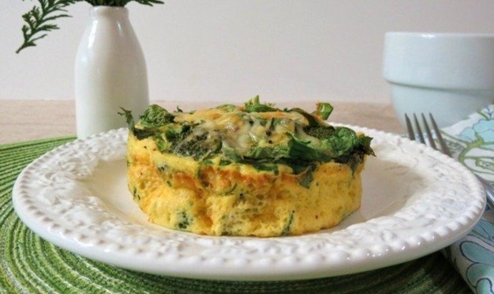 Омлет с сыром и брокколи