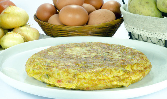 Омлет с щавелем