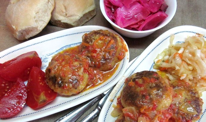 Ленивые голубцы из щуки