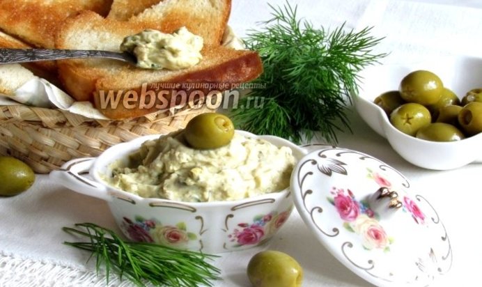 Бутербродная паста с оливками