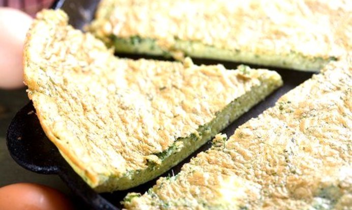 Запеканка из шпината и рикотты