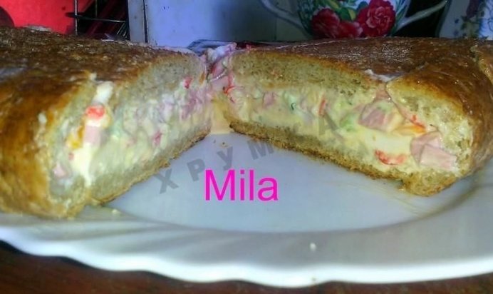 Фаршированный хлеб