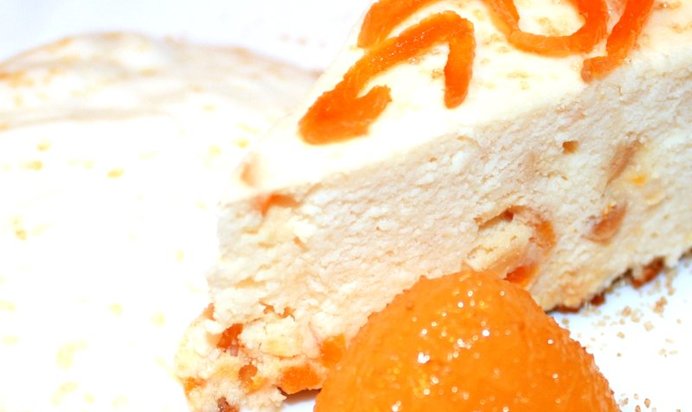 Творожная запеканка с курагой