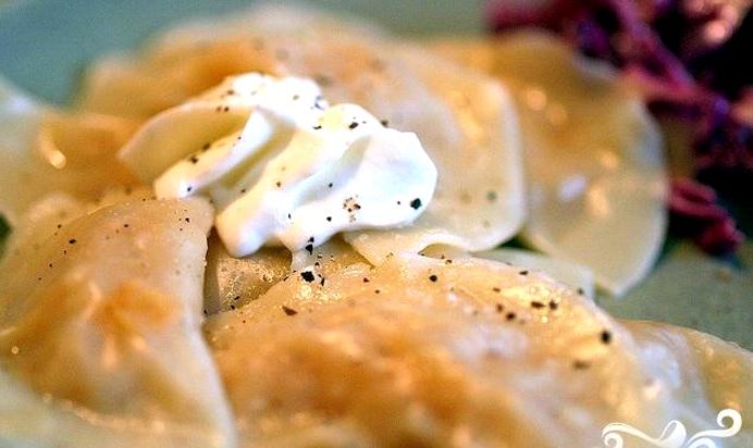 Вареники с картофелем и луком