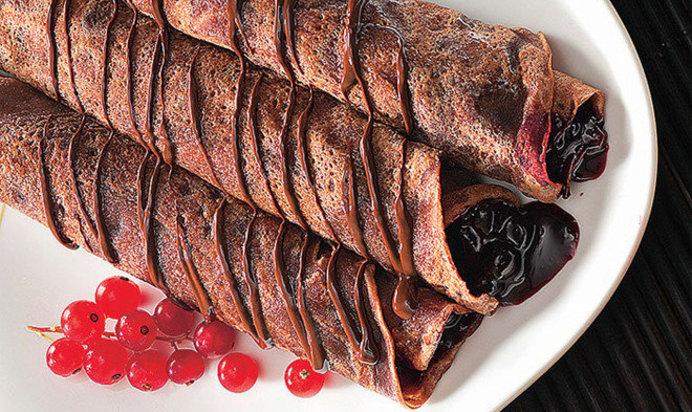 Шоколадные блинчики