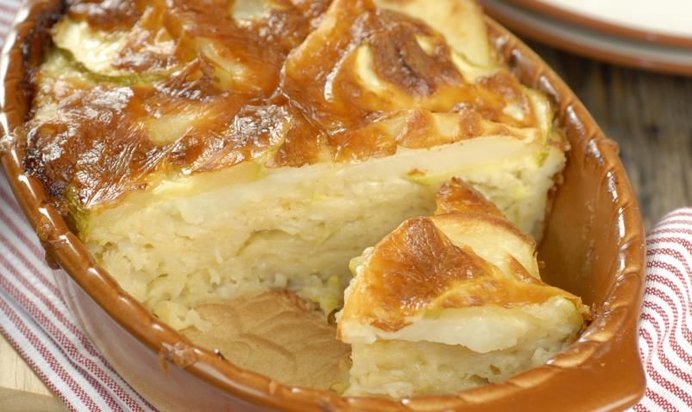 Картофельная запеканка с кабачками