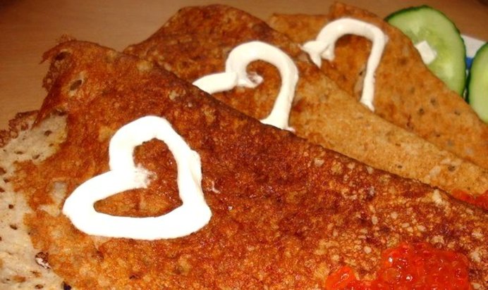 Блины из ржаной муки