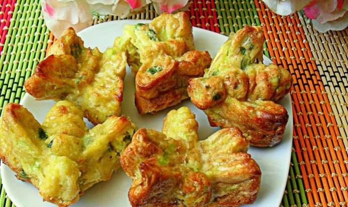 Закусочные кабачковые кексы