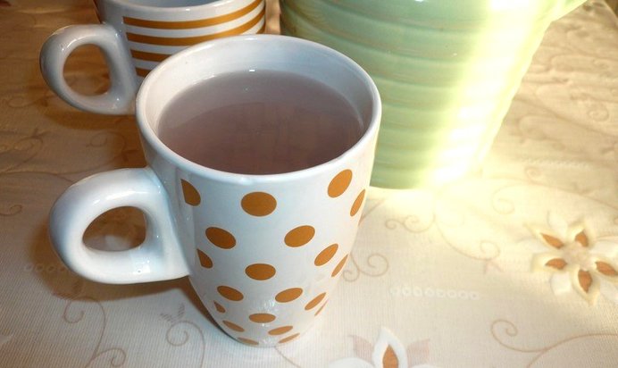 Виноградный компот с лимоном