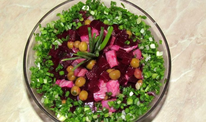 Винегрет с сельдью