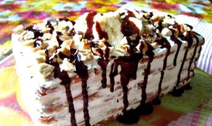 Торт из печенья