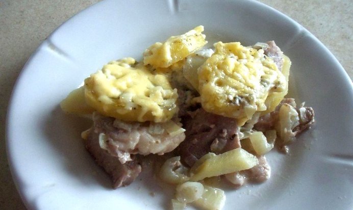 Картофельная запеканка с мясом