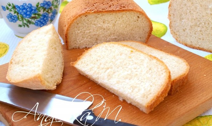 Хлеб на закваске с лимонной цедрой в хлебопечке