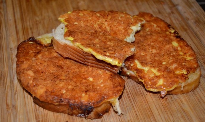 Сырные гренки