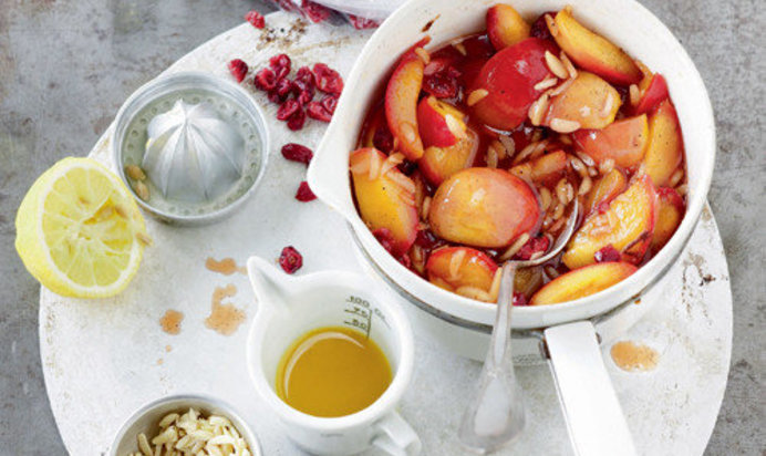 Консервированный компот из нектаринов